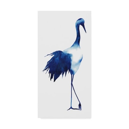 Grace Popp 'Ink Drop Crane I' Canvas Art,10x19